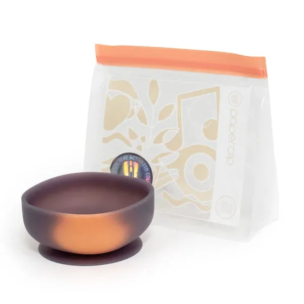 Paperclip Life Color Changing Suction Bowl