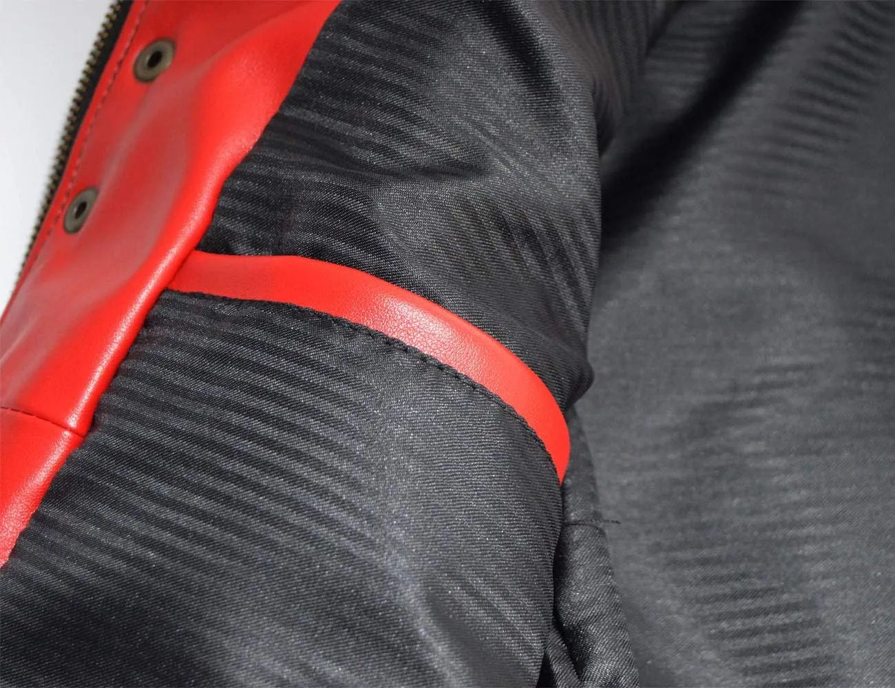Party&Dance wear - Red & Black leather Jacket - FAUX Leather - Singer Cosplay