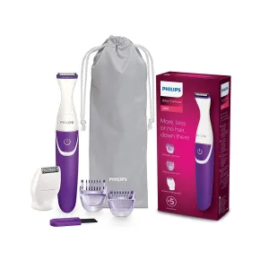 Philips BRT383/15 Bikini Trimmer for Women Rechargeable Cordless Wet & Dry Trimmer with 3 Length Settings 180mins Runtime