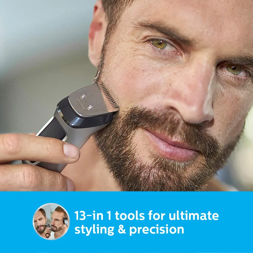 PHILIPS MG7715/15 Multigroom Series 7000 13-in-1, Face, Hair and Body Trimmer/Clipper