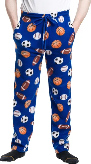 Premium Wear Men's Lounge Pants Fleece Pajamas with Pockets