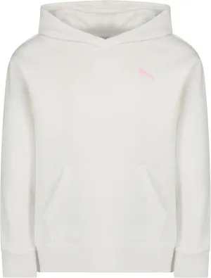 PUMA Girls' Core Logo Fleece Pullover Hoodie