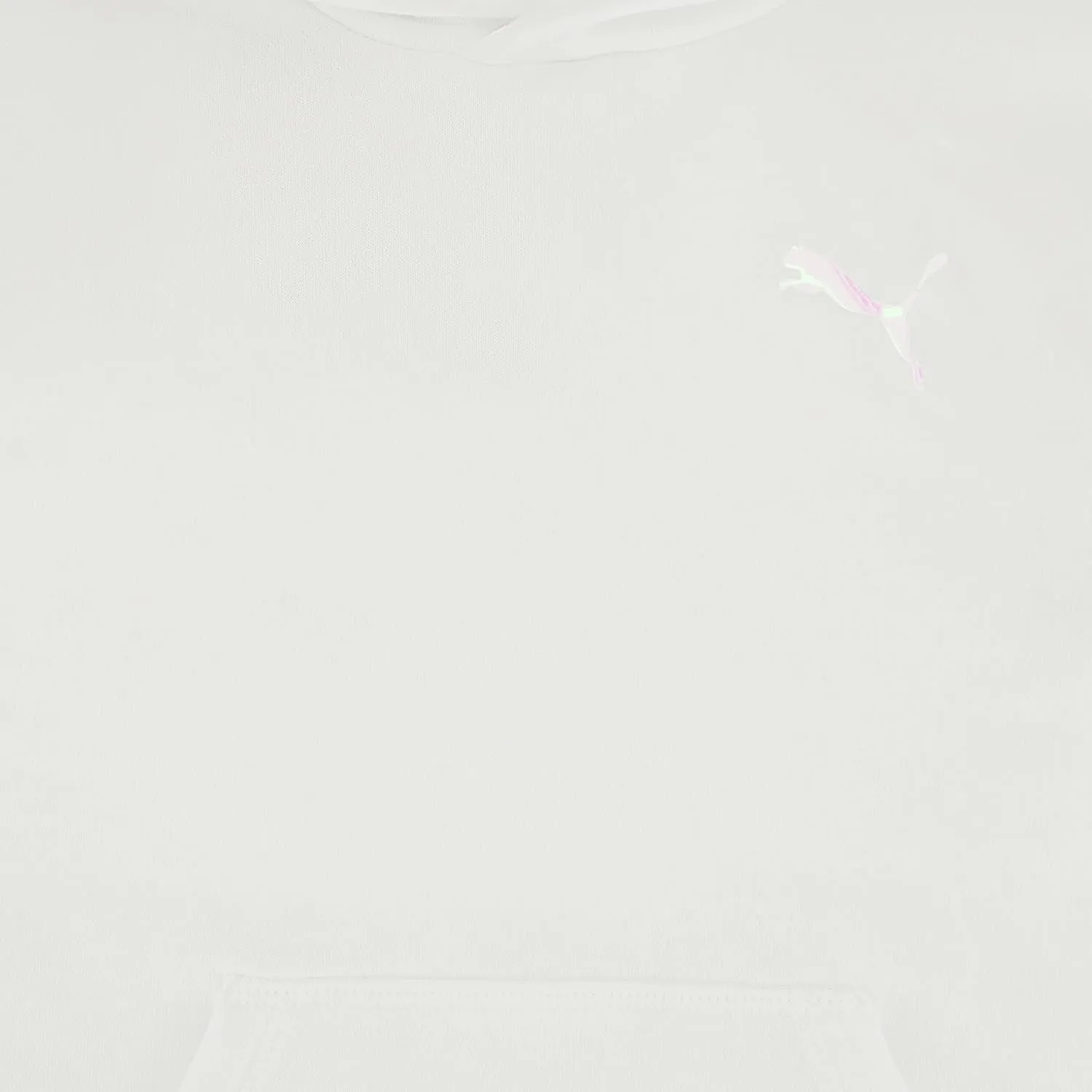 PUMA Girls' Core Logo Fleece Pullover Hoodie