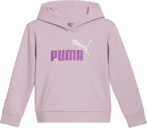 PUMA Girls' Core Logo Fleece Pullover Hoodie