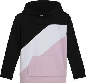PUMA Girls' Core Logo Fleece Pullover Hoodie