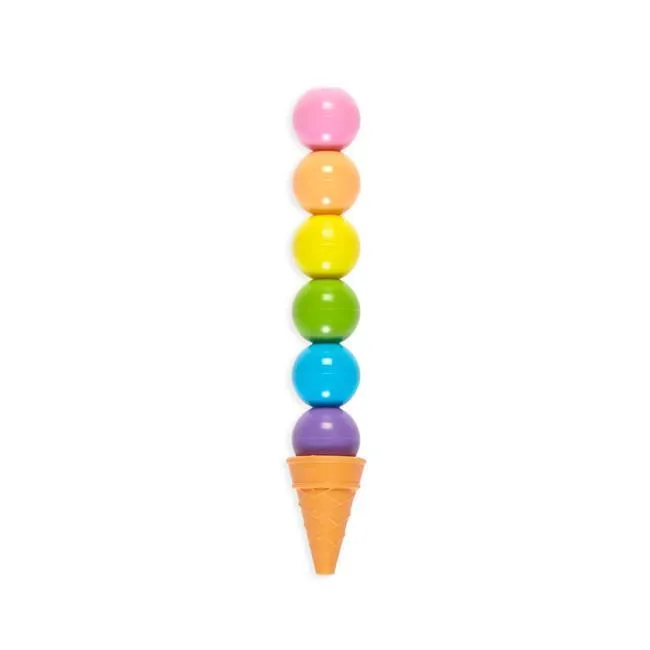 Rainbow Scoops Scented Erasable Crayons   Scented Eraser