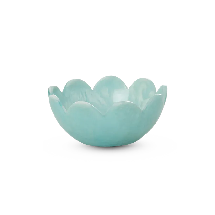 Resin Scalloped Edge Bowl