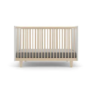 Rhea Crib - Birch / White by Oeuf