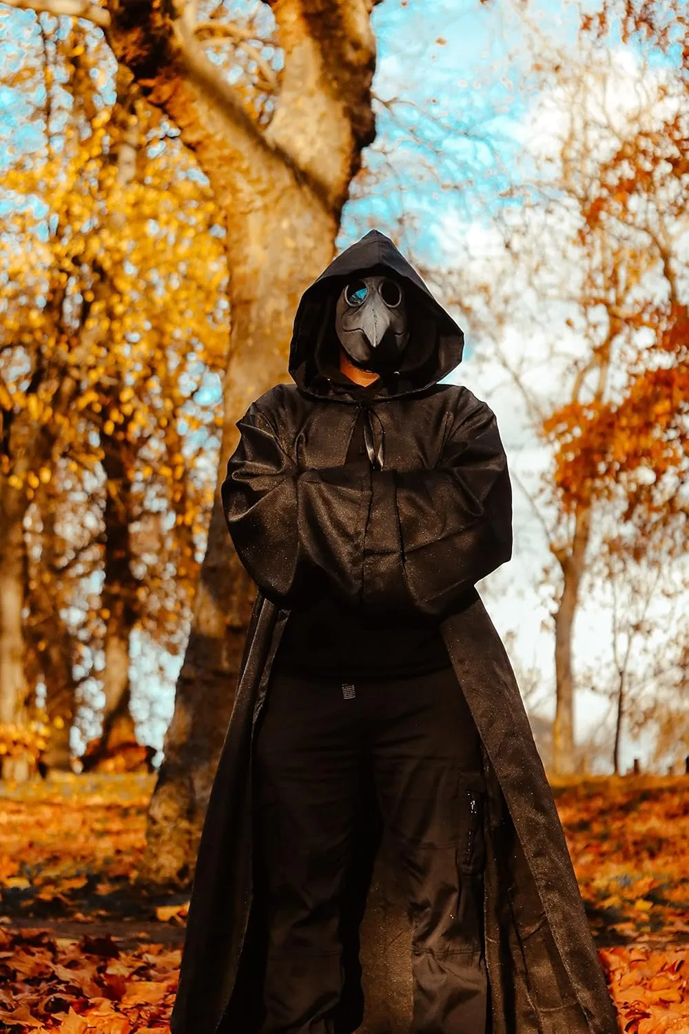 SAMDEEMI Unisex Sith Robe Jedi Hooded Cloak Knight Fancy Cool Halloween Cosplay Costume