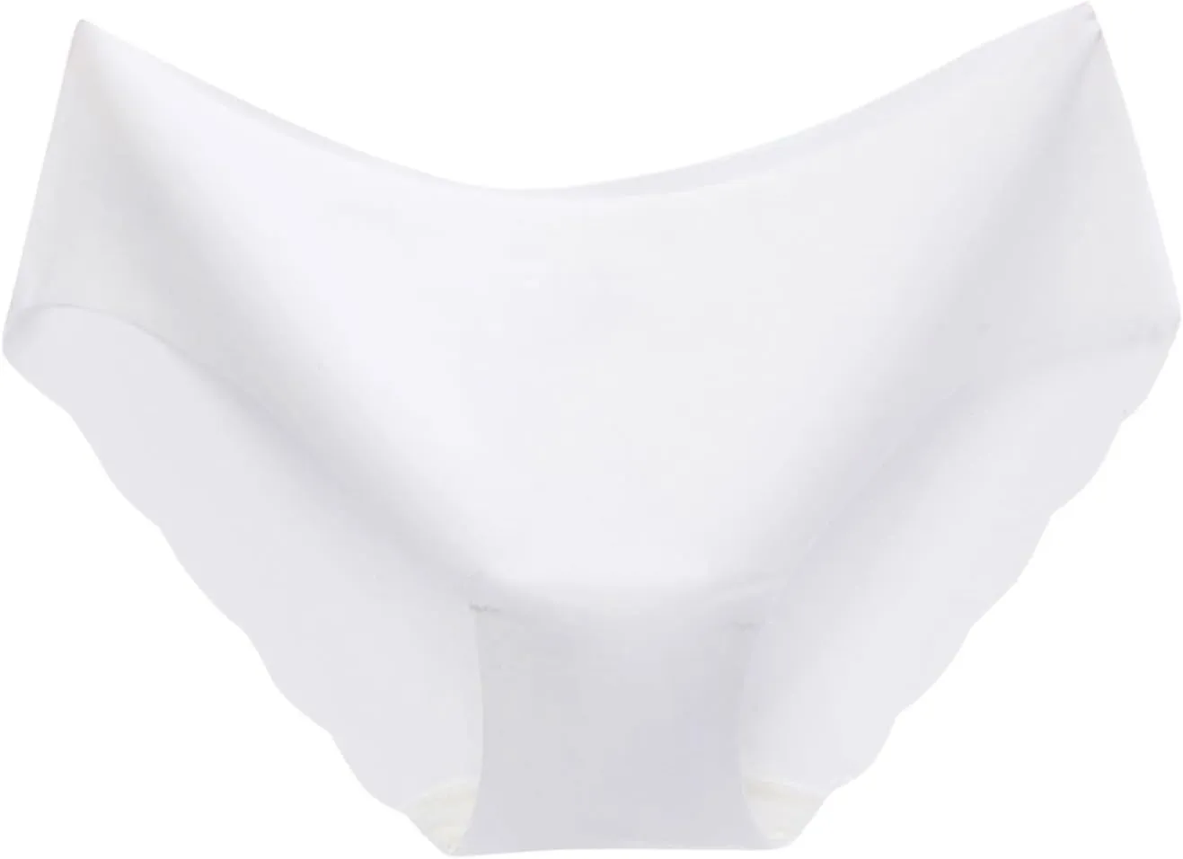 Silk Womens Midwaist Breathable Underwear for - Soft Comfortable Non-Color Solid Lingerie for Daily Wear and