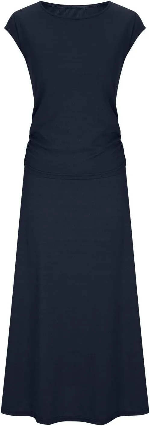 Skirt Set Women 2 Piece Outfits Dressy Casual Summer Ribbed Knit Short Sleeve Crop Top Elastic High Waist Midi Skirts