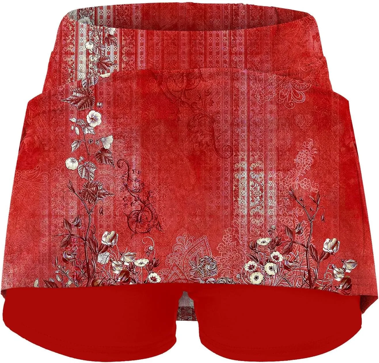 Skorts for Woman High Wasited Athletic Skirt with Shorts Underneath Plus Size Sports Pants Tennis Golf Workout Skirts