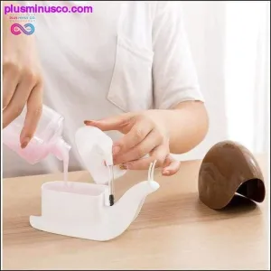Snail Design Liquid Soap Dispenser Facial Cleanser Organize