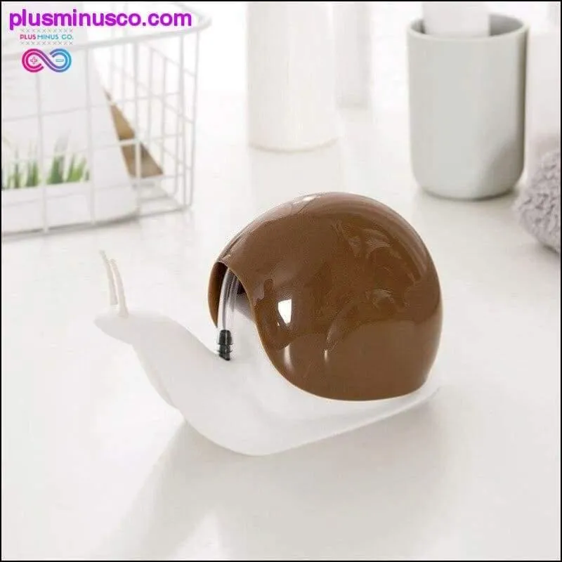 Snail Design Liquid Soap Dispenser Facial Cleanser Organize