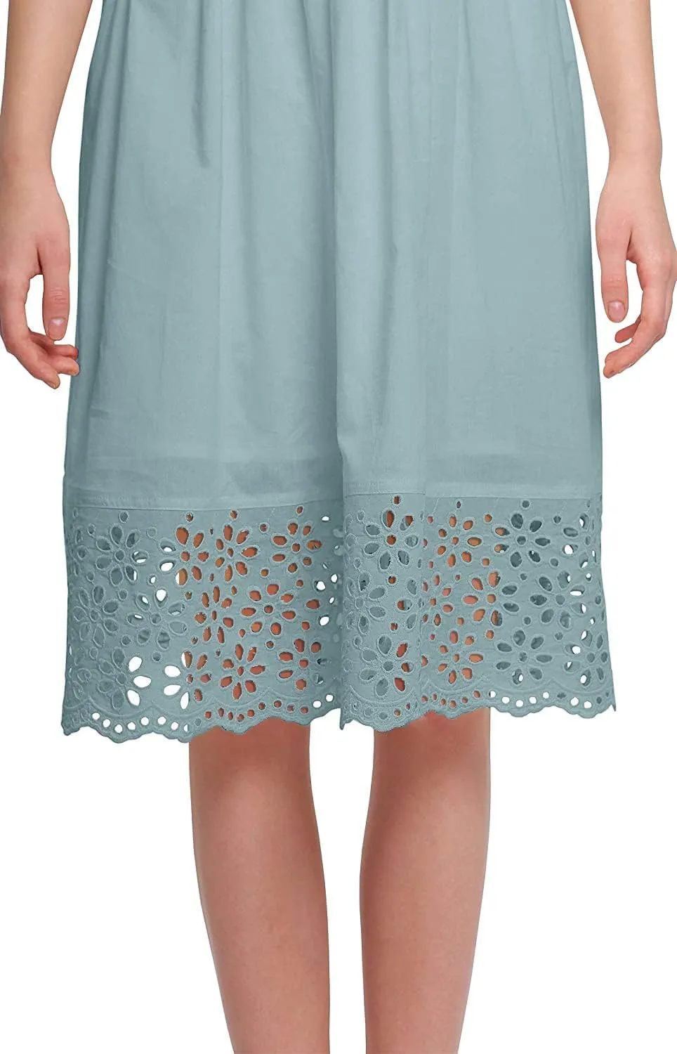 Solid Midi Dress for Women Plus Size Lace Details Clothing Summer Wear