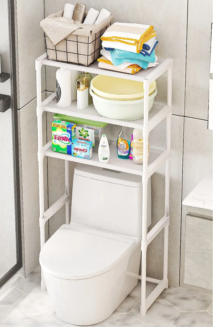 Space-Saving Bathroom Storage Rack