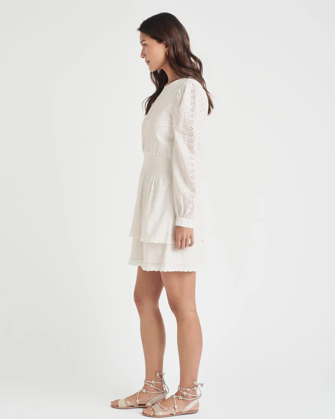 Splendid x Cella Jane Eyelet Mini Dress