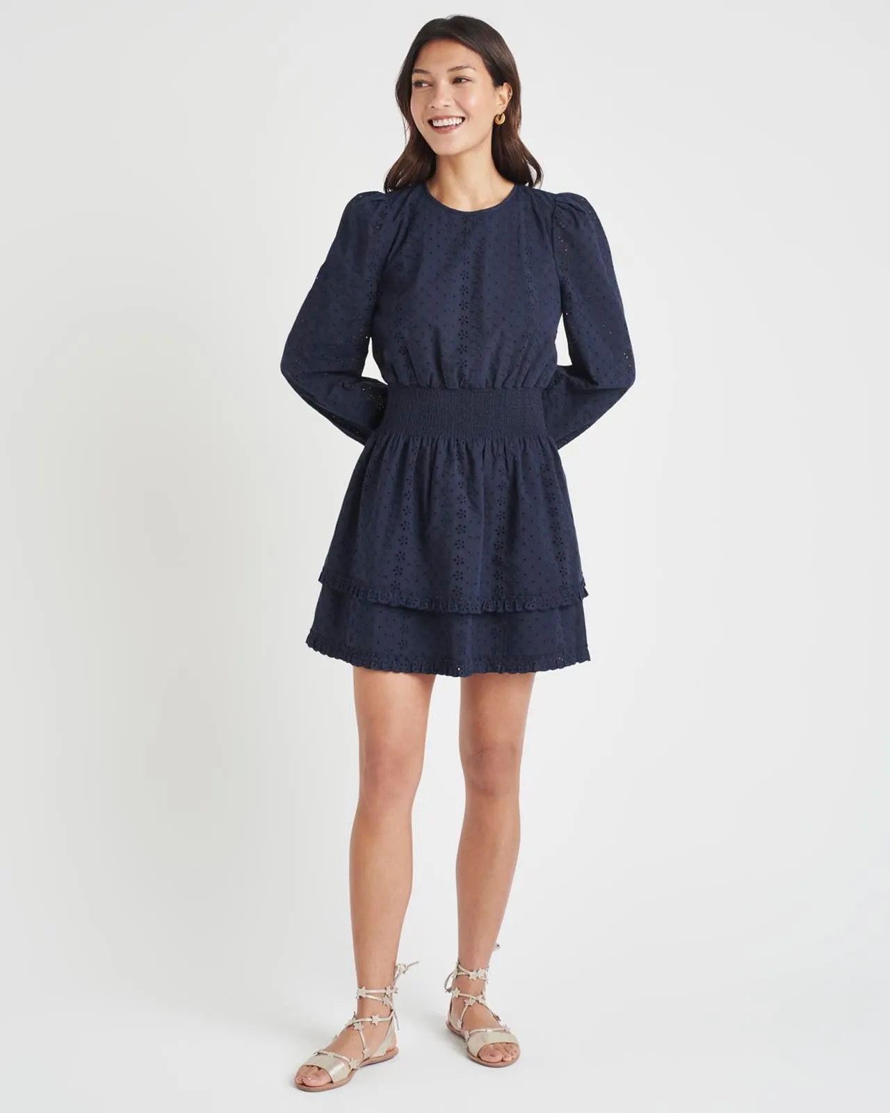 Splendid x Cella Jane Eyelet Mini Dress