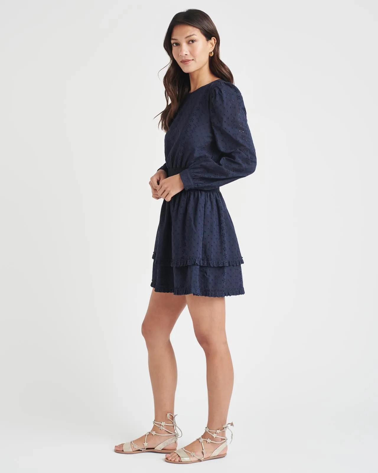 Splendid x Cella Jane Eyelet Mini Dress