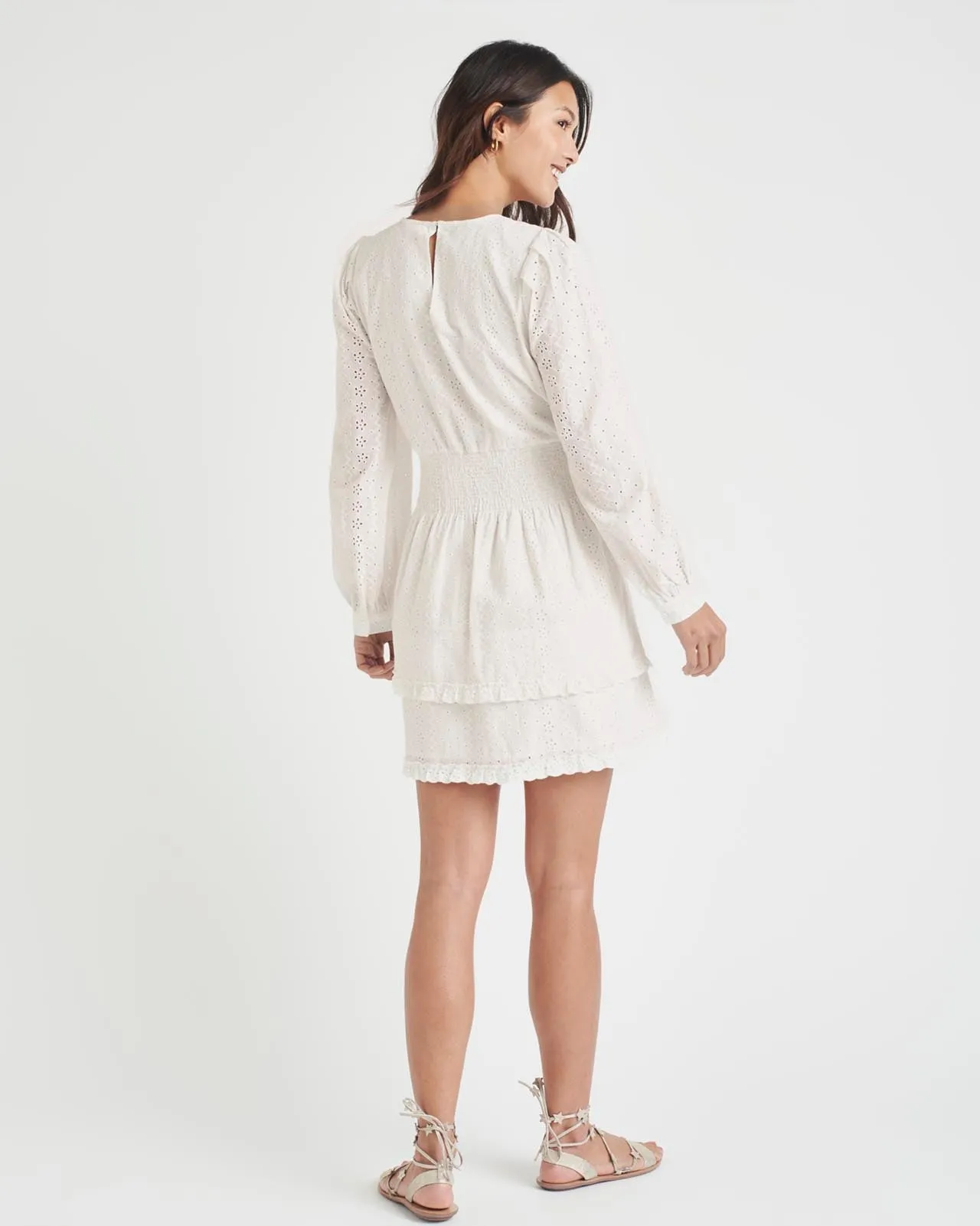 Splendid x Cella Jane Eyelet Mini Dress