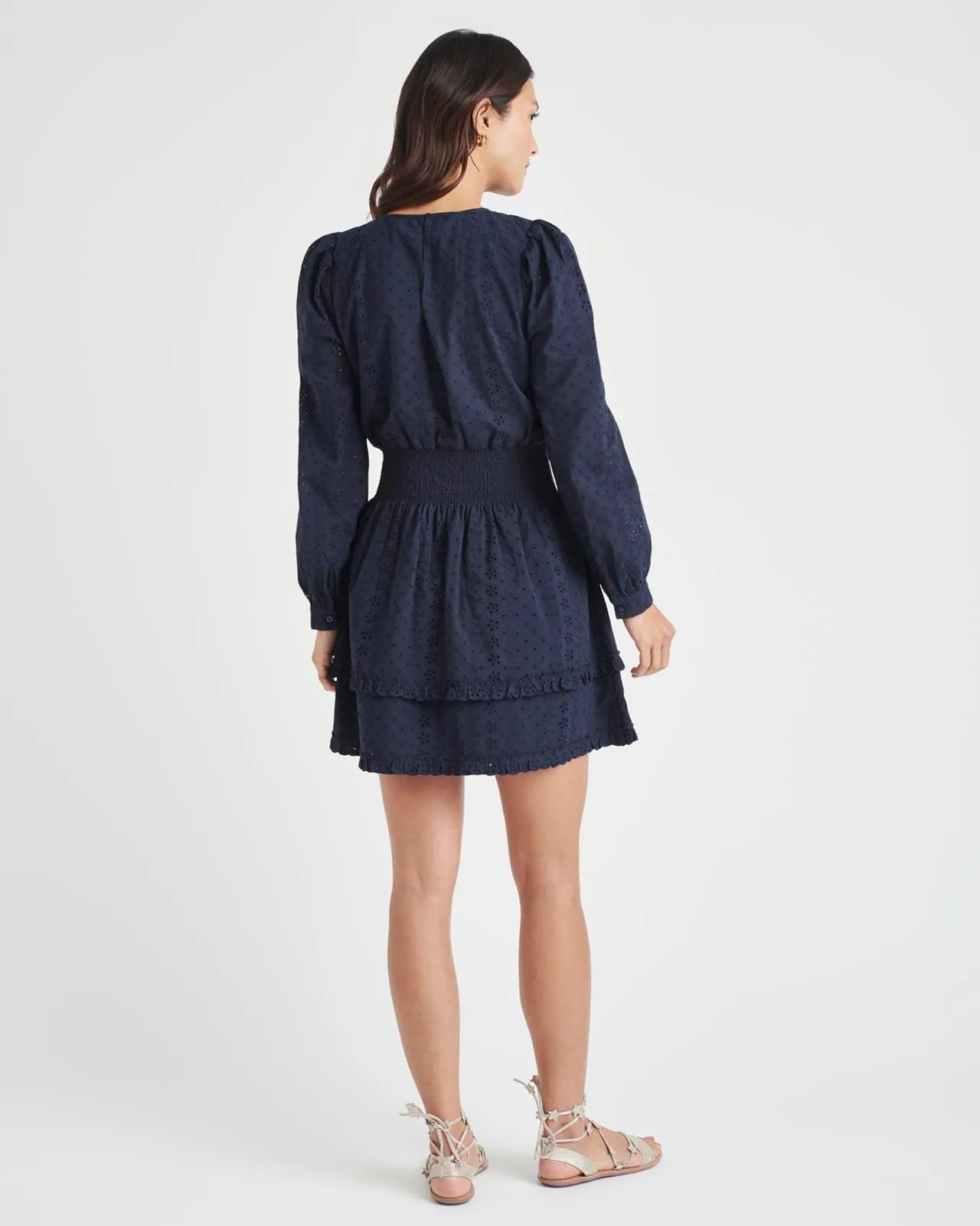 Splendid x Cella Jane Eyelet Mini Dress