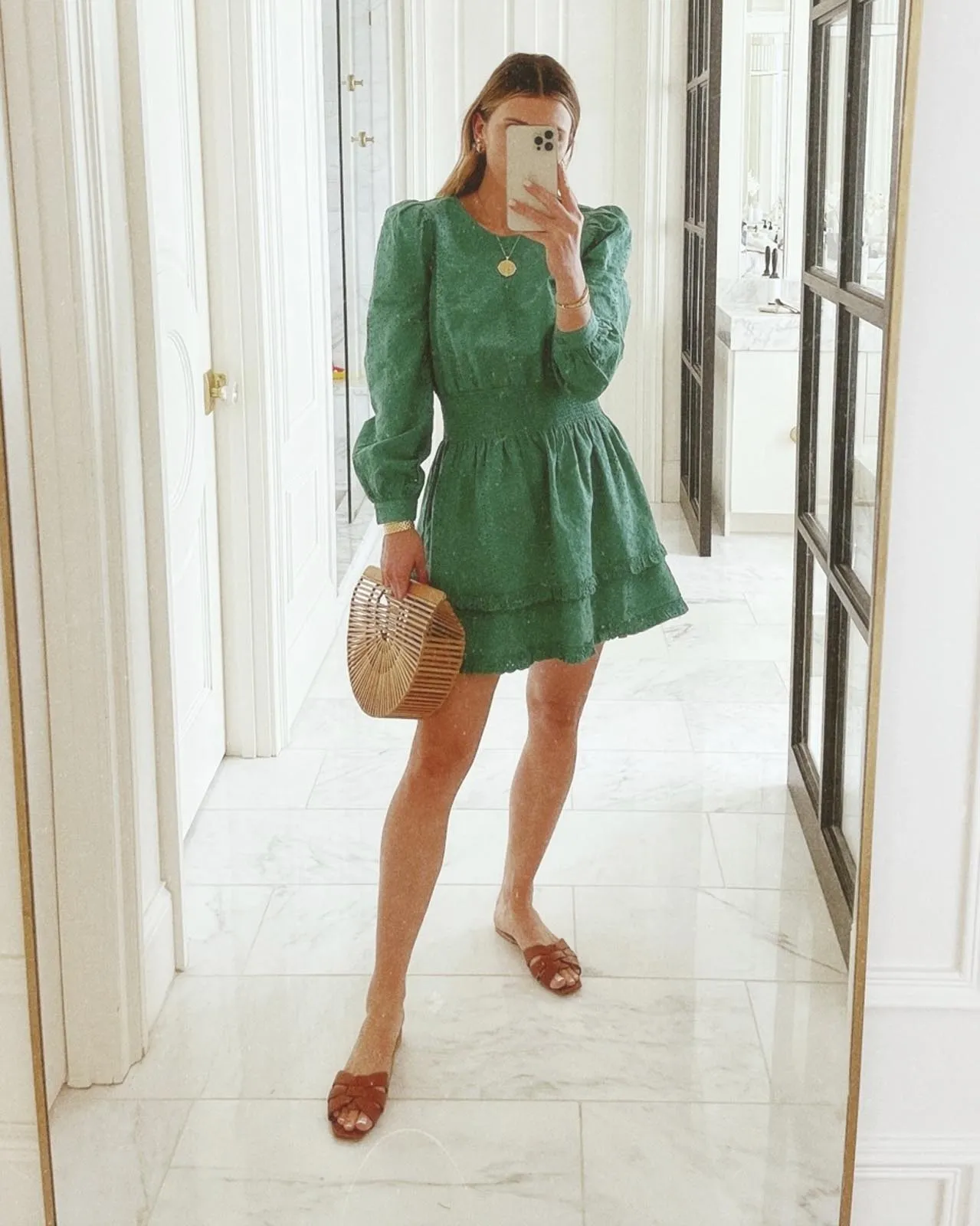 Splendid x Cella Jane Eyelet Mini Dress