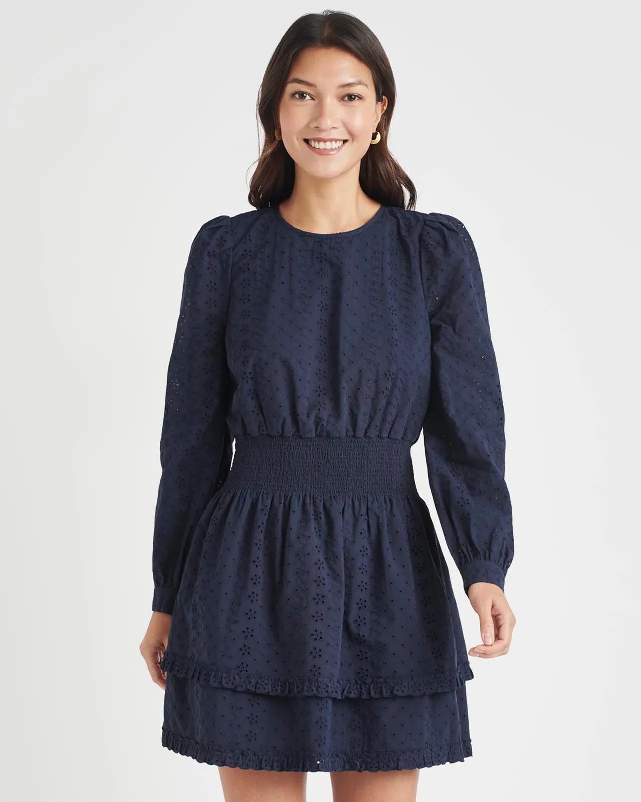 Splendid x Cella Jane Eyelet Mini Dress