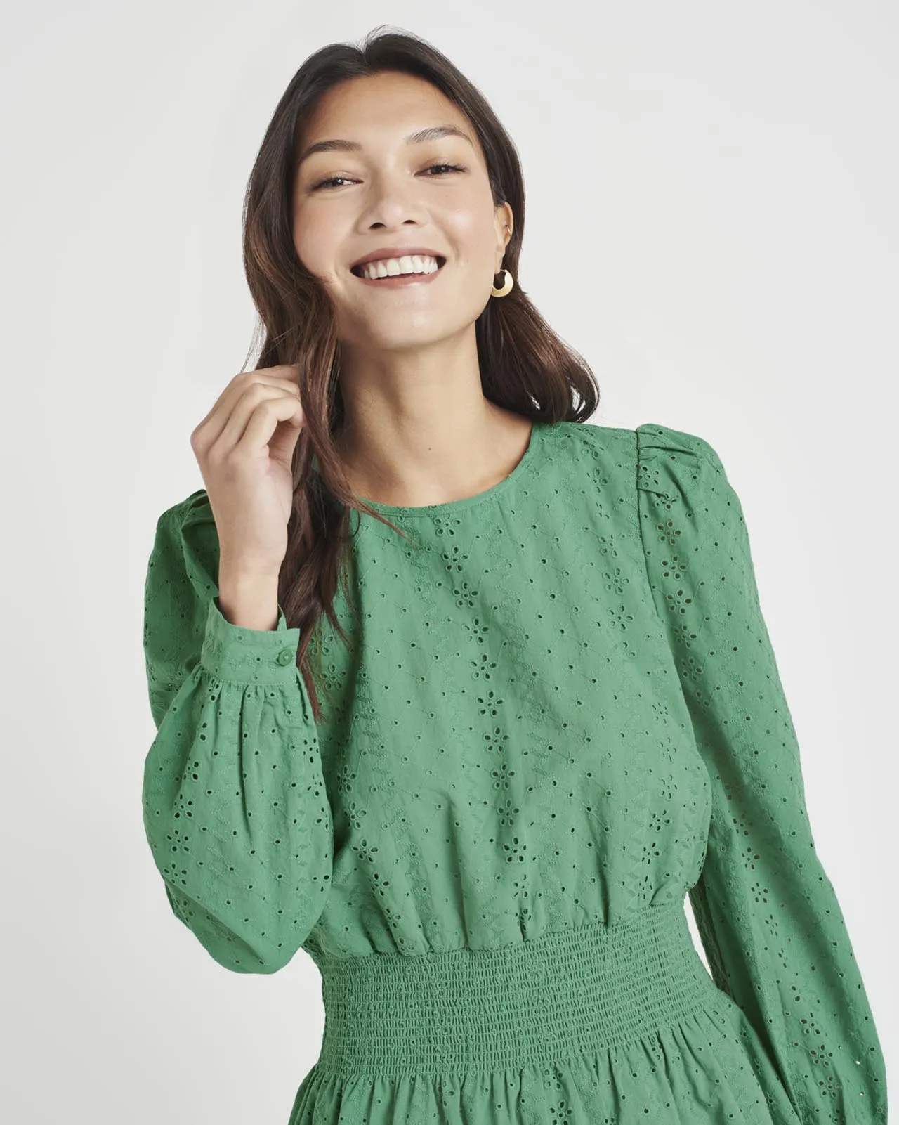 Splendid x Cella Jane Eyelet Mini Dress