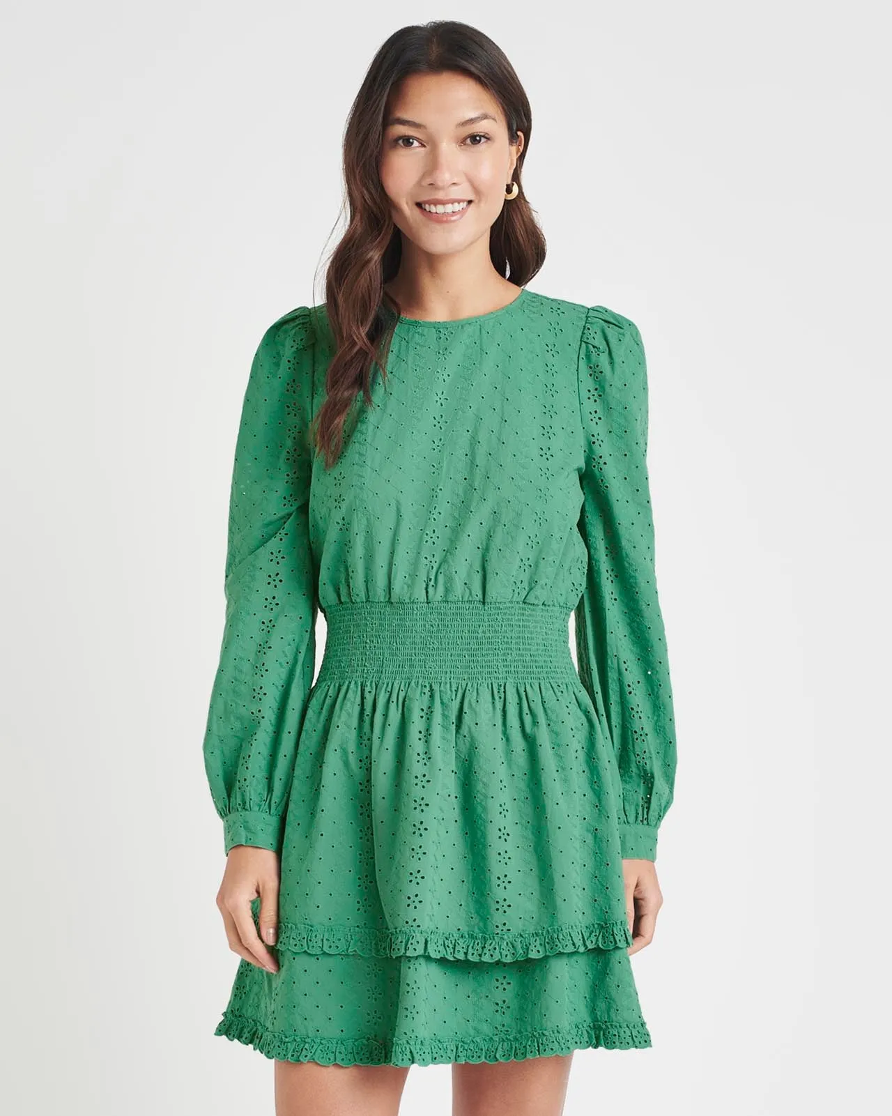 Splendid x Cella Jane Eyelet Mini Dress