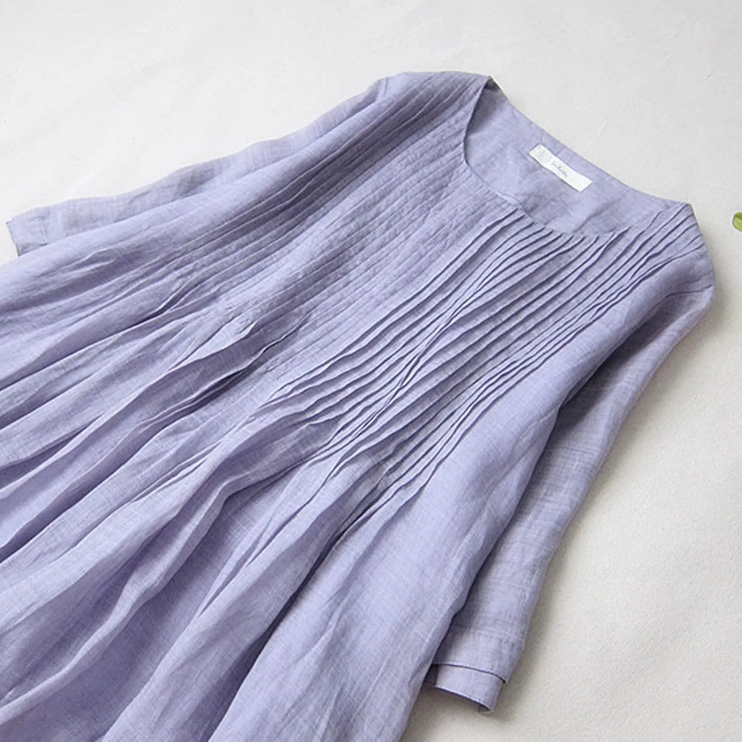 Spring and Summer Cotton and Linen Baptism Casual Dresses Girls Dresses Casual Skirts for Women 2024