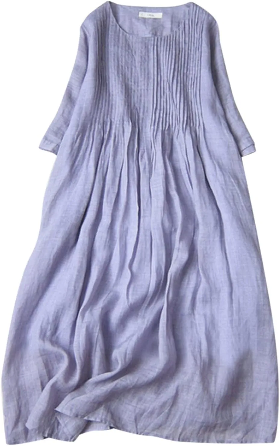 Spring and Summer Cotton and Linen Baptism Casual Dresses Girls Dresses Casual Skirts for Women 2024