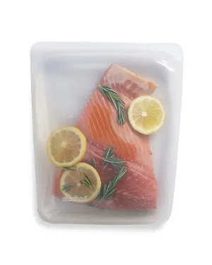Stasher 1.9 Liter Reusable Silicone Storage Bag Clear