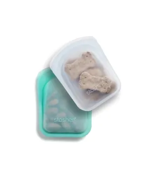 Stasher Reusable Silicone Pocket Storage Bag Set of 2 Pieces