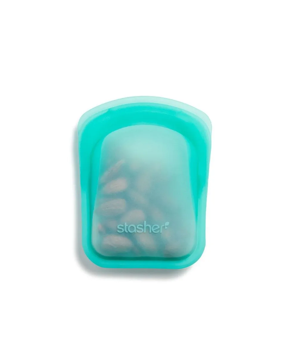 Stasher Reusable Silicone Pocket Storage Bag Set of 2 Pieces