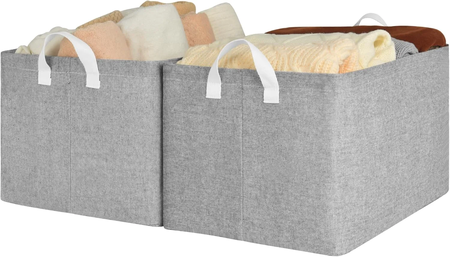 StorageWorks Storage Bins, Shelves Baskets for Organizing, 2 Pack