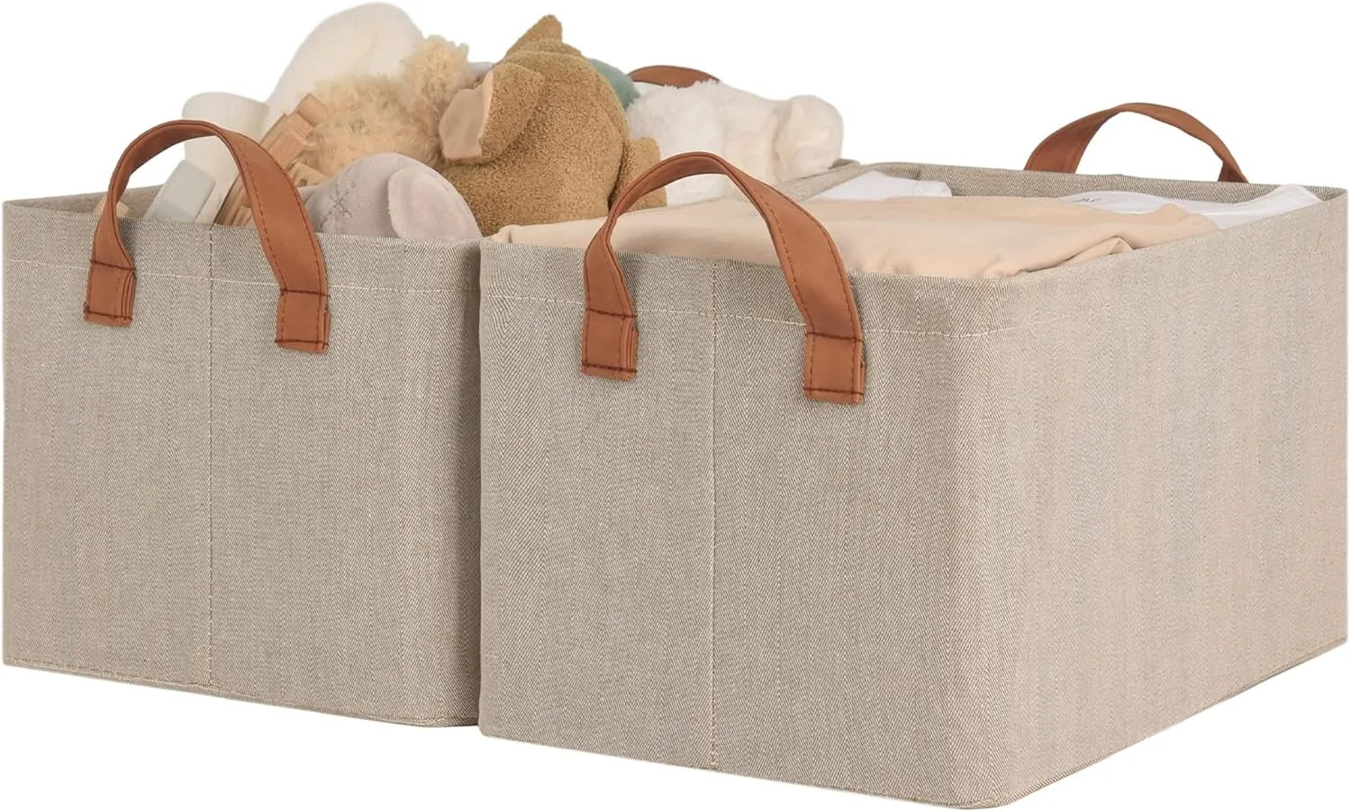 StorageWorks Storage Bins, Shelves Baskets for Organizing, 2 Pack