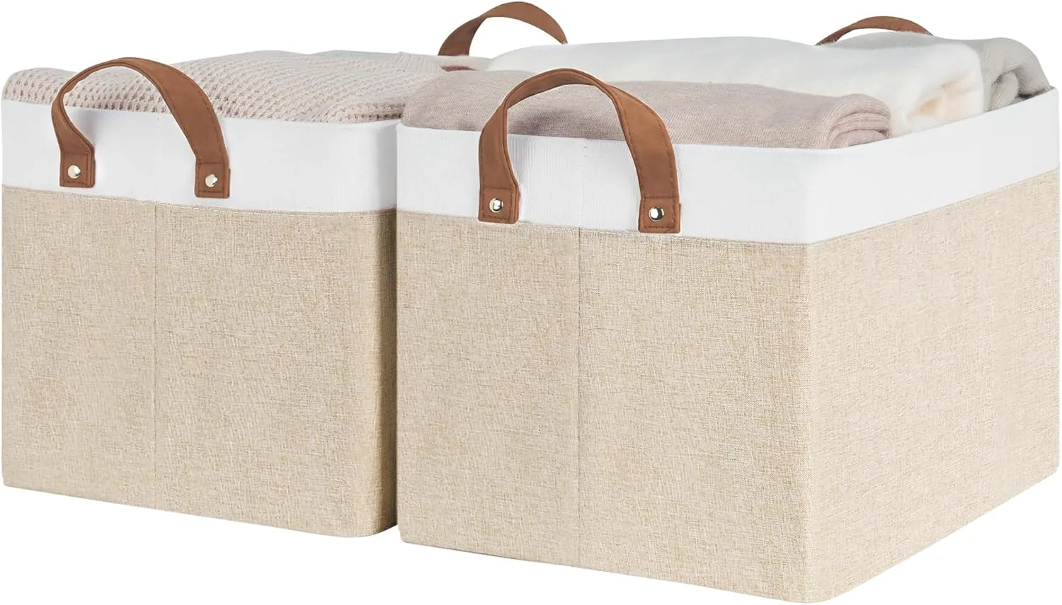 StorageWorks Storage Bins, Shelves Baskets for Organizing, 2 Pack