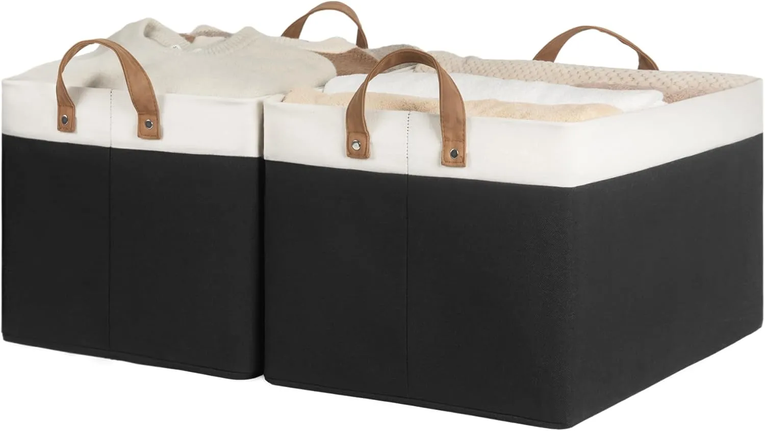 StorageWorks Storage Bins, Shelves Baskets for Organizing, 2 Pack