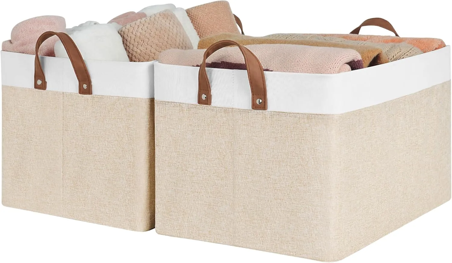StorageWorks Storage Bins, Shelves Baskets for Organizing, 2 Pack