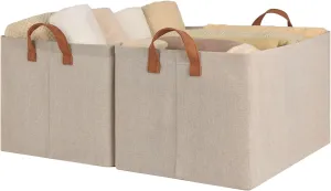 StorageWorks Storage Bins, Shelves Baskets for Organizing, 2 Pack
