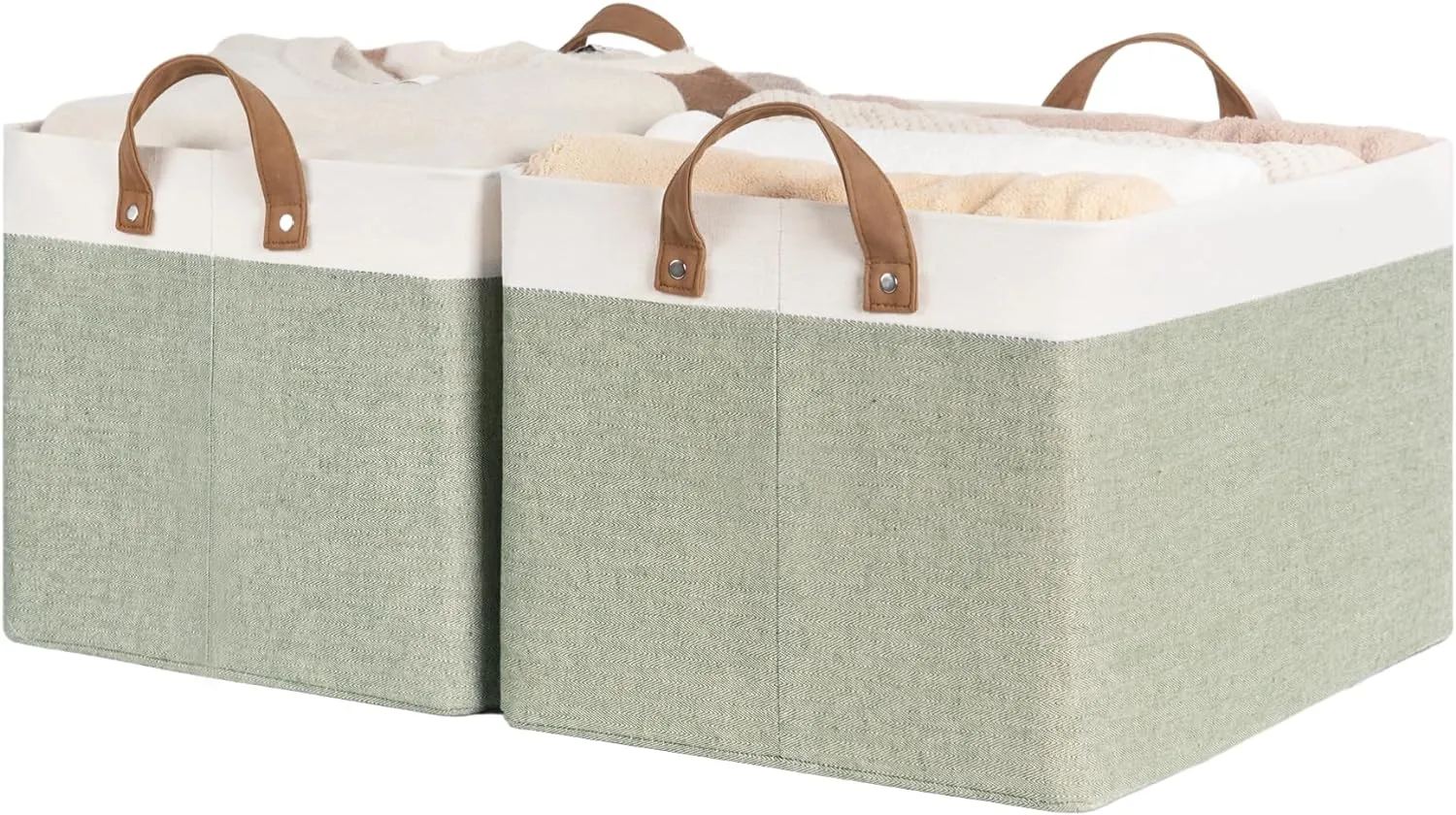StorageWorks Storage Bins, Shelves Baskets for Organizing, 2 Pack