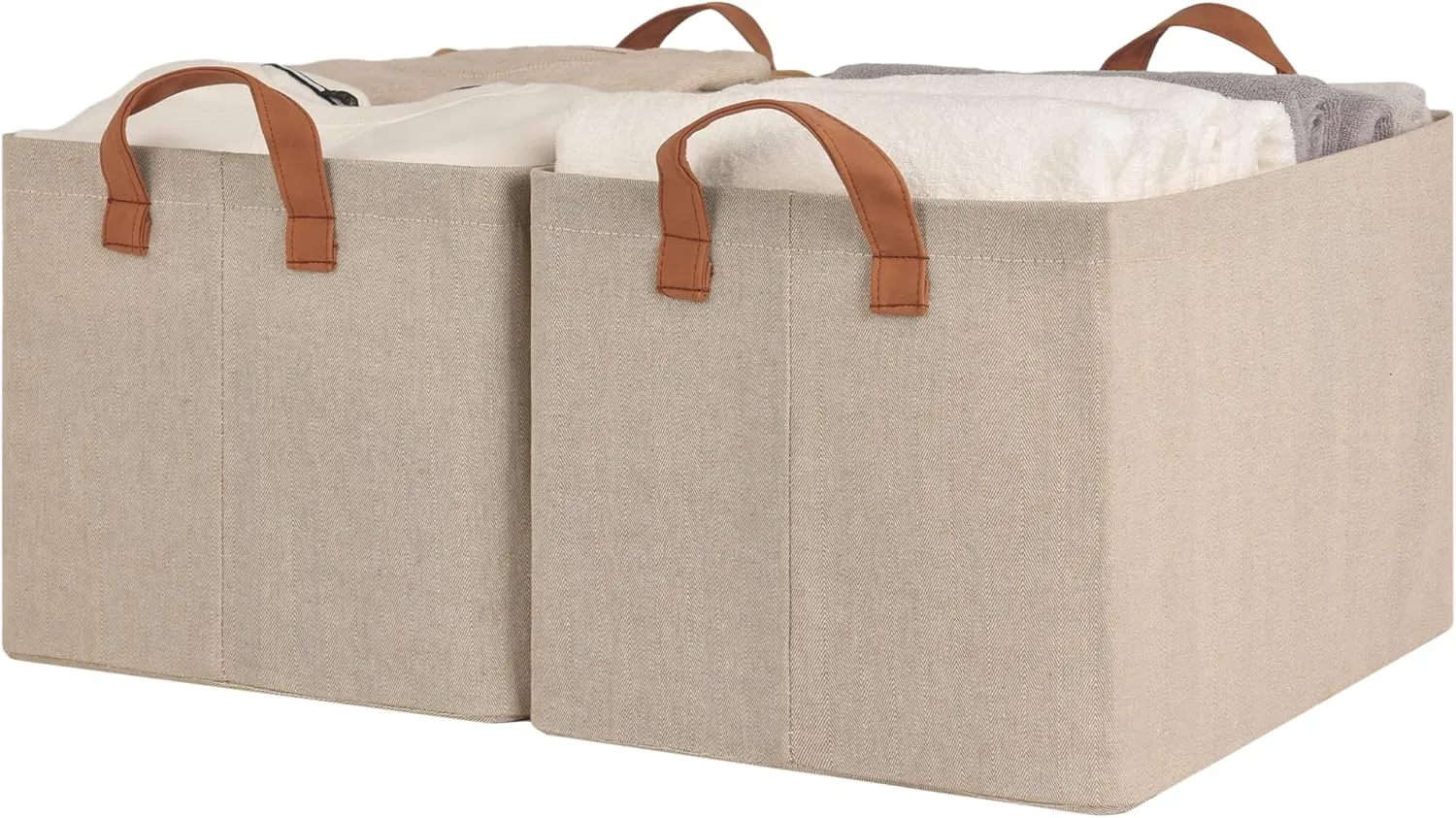 StorageWorks Storage Bins, Shelves Baskets for Organizing, 2 Pack