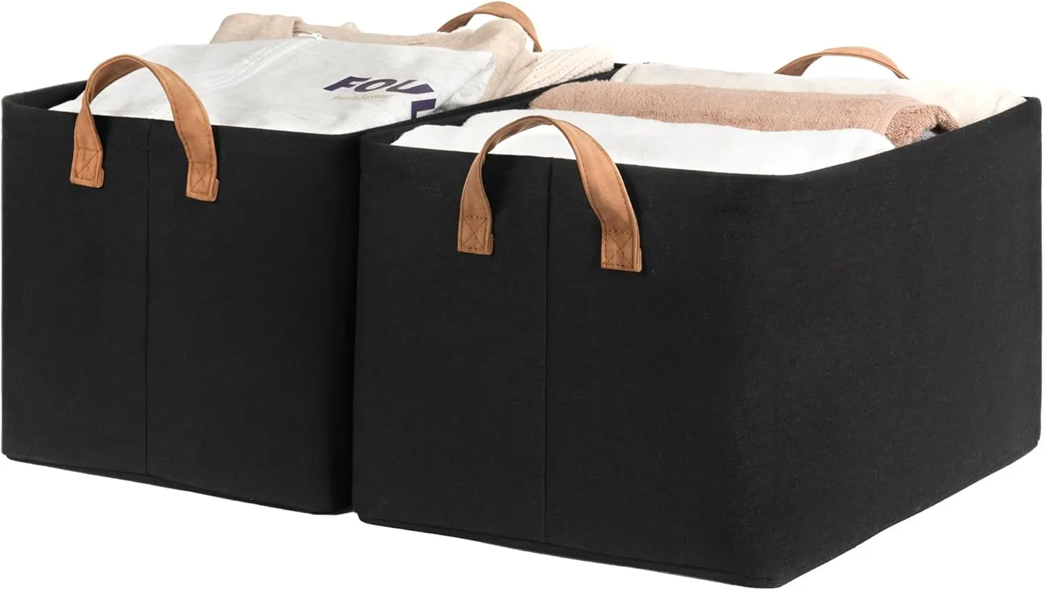 StorageWorks Storage Bins, Shelves Baskets for Organizing, 2 Pack