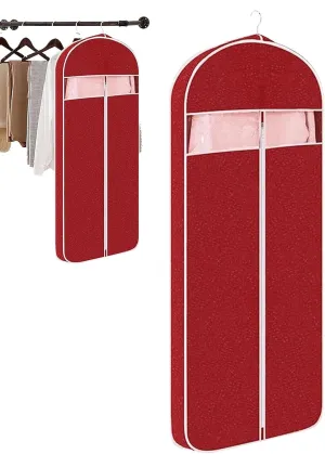 Suit Protective Cover, Travel Suit Storage Cover, Clear Suit Garment Bag, Non-Woven Fabric Suit Storage, Dustproof Garment Storage Bag, Large Suit Storage Cover for Travel