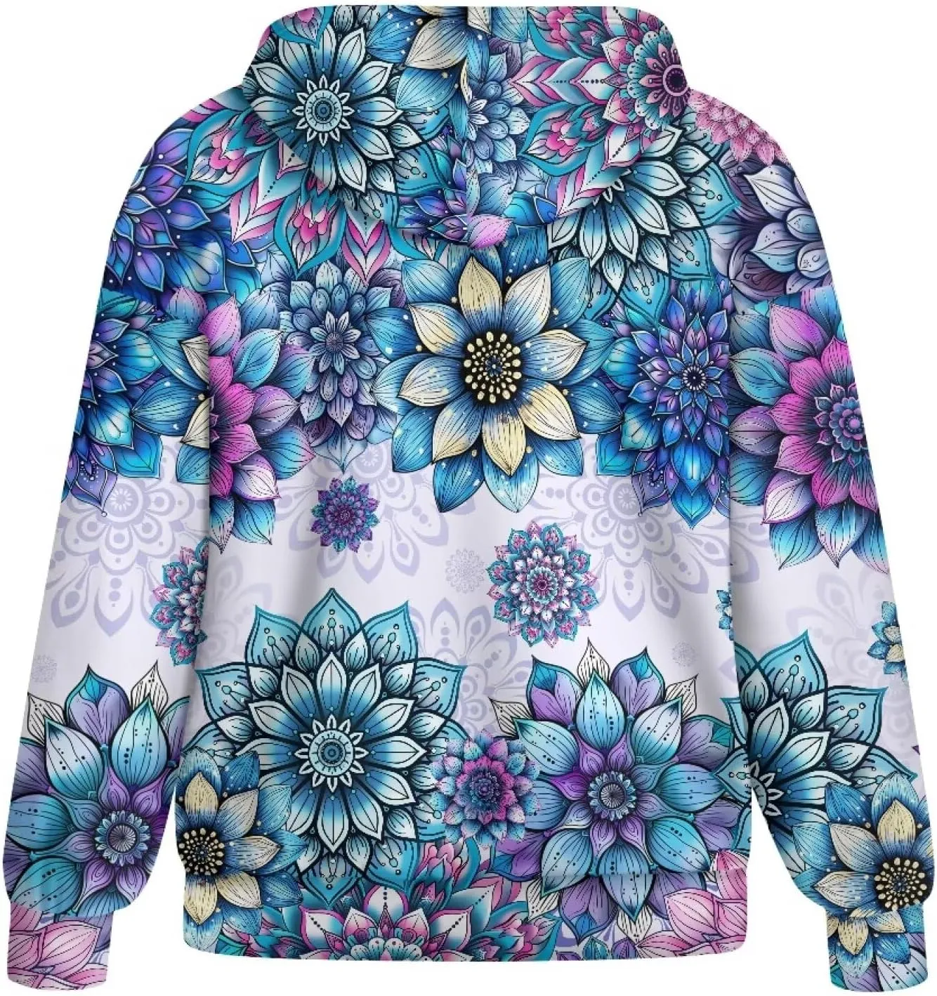 Suobstales Women's Drawstring Zip Up Hoodies Fall Jacket Oversized Casual Long Sleeve Sweatshirts with Pocket XS-XL