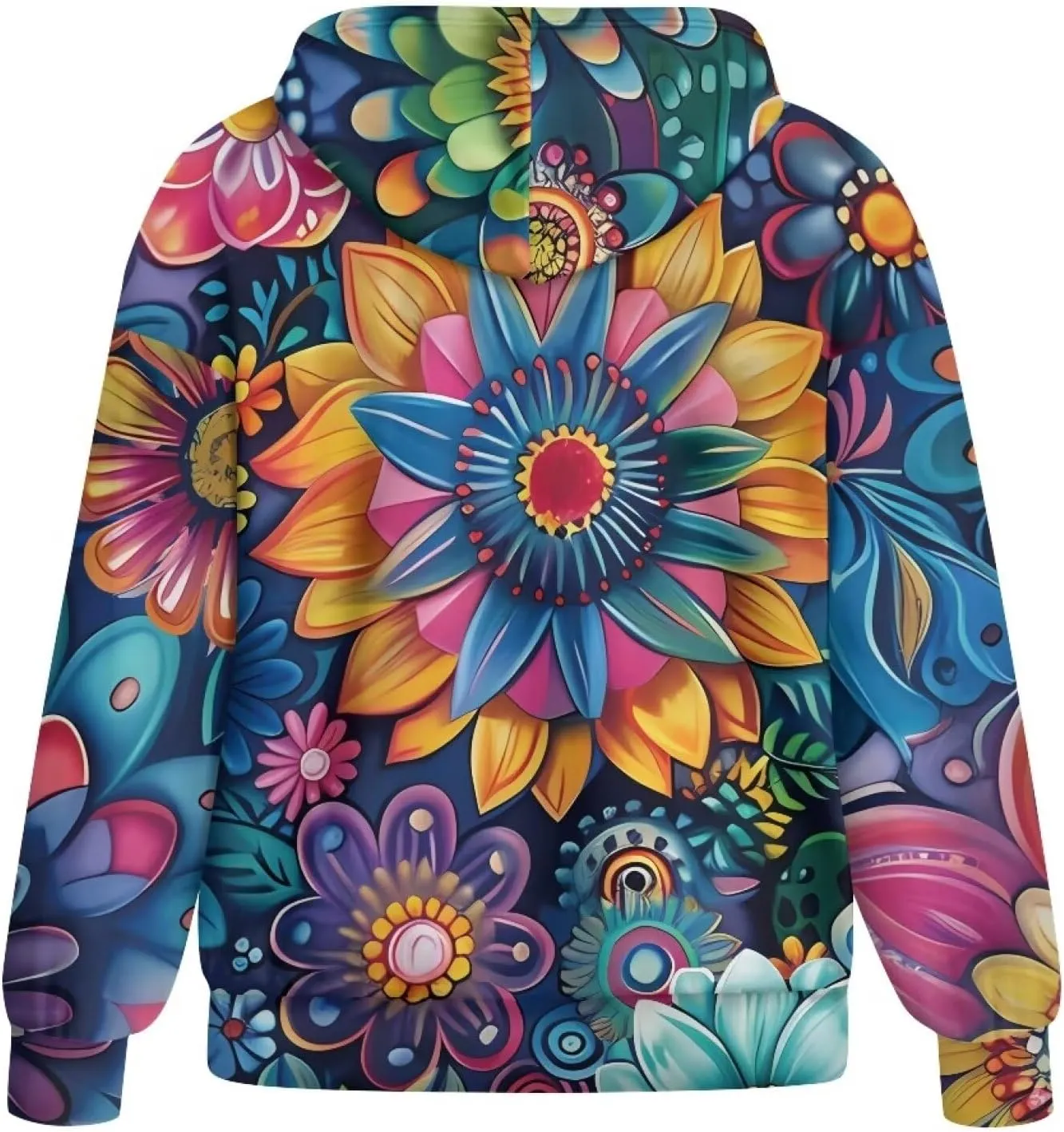 Suobstales Women's Oversized Zip Up Hoodie Long Sleeve Hooded Sweatshirt Fleece Jackets Casual Sweaters Outfits with Pockets