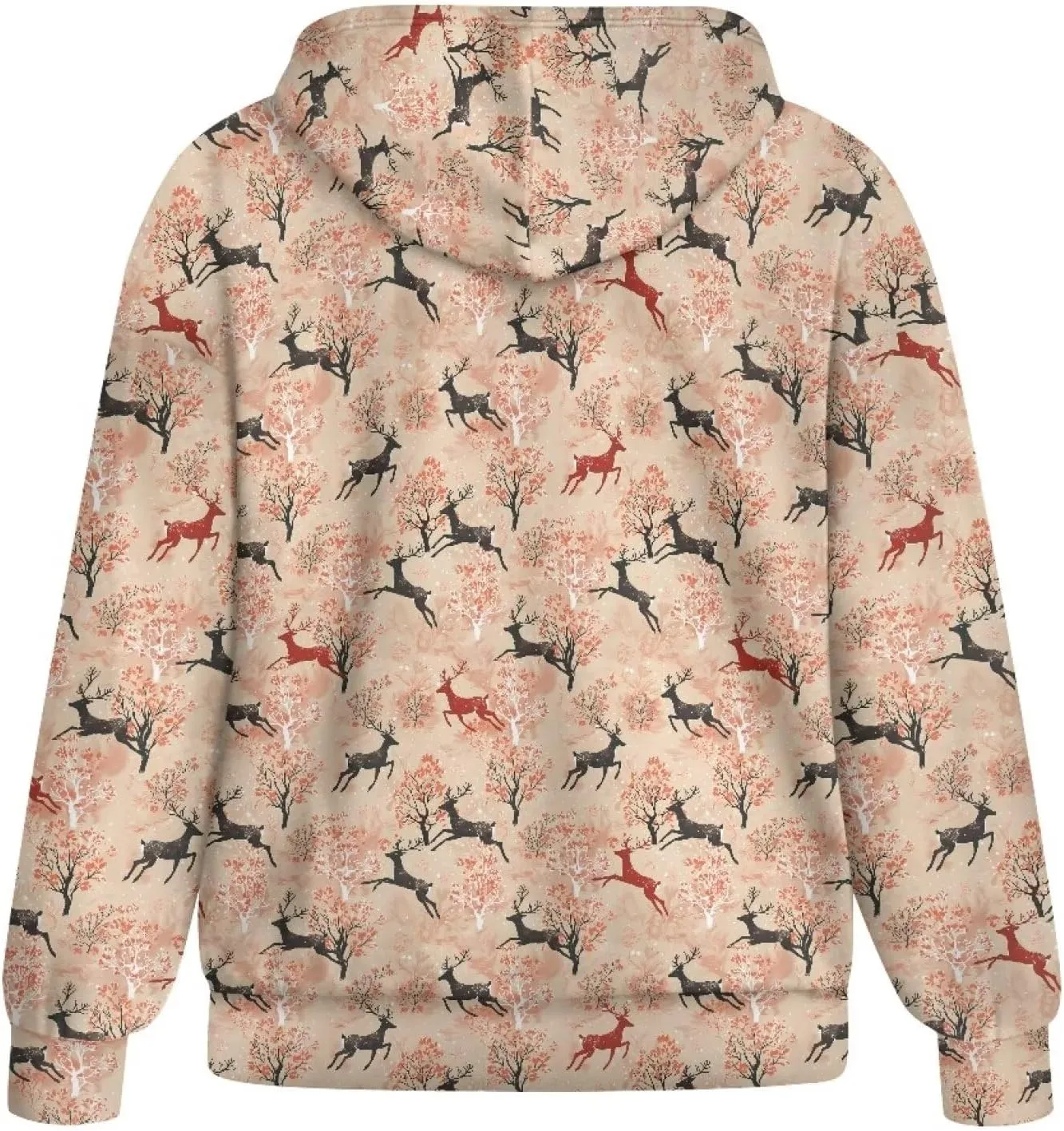 Suobstales Women's Oversized Zip Up Hoodie Long Sleeve Hooded Sweatshirt Fleece Jackets Casual Sweaters Outfits with Pockets
