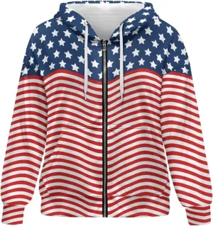 Suobstales Women's Oversized Zip Up Hoodies Long Sleeve Y2K Jacket Casual Winter Sweatshirts Trendy Drawstring Hooded Coat