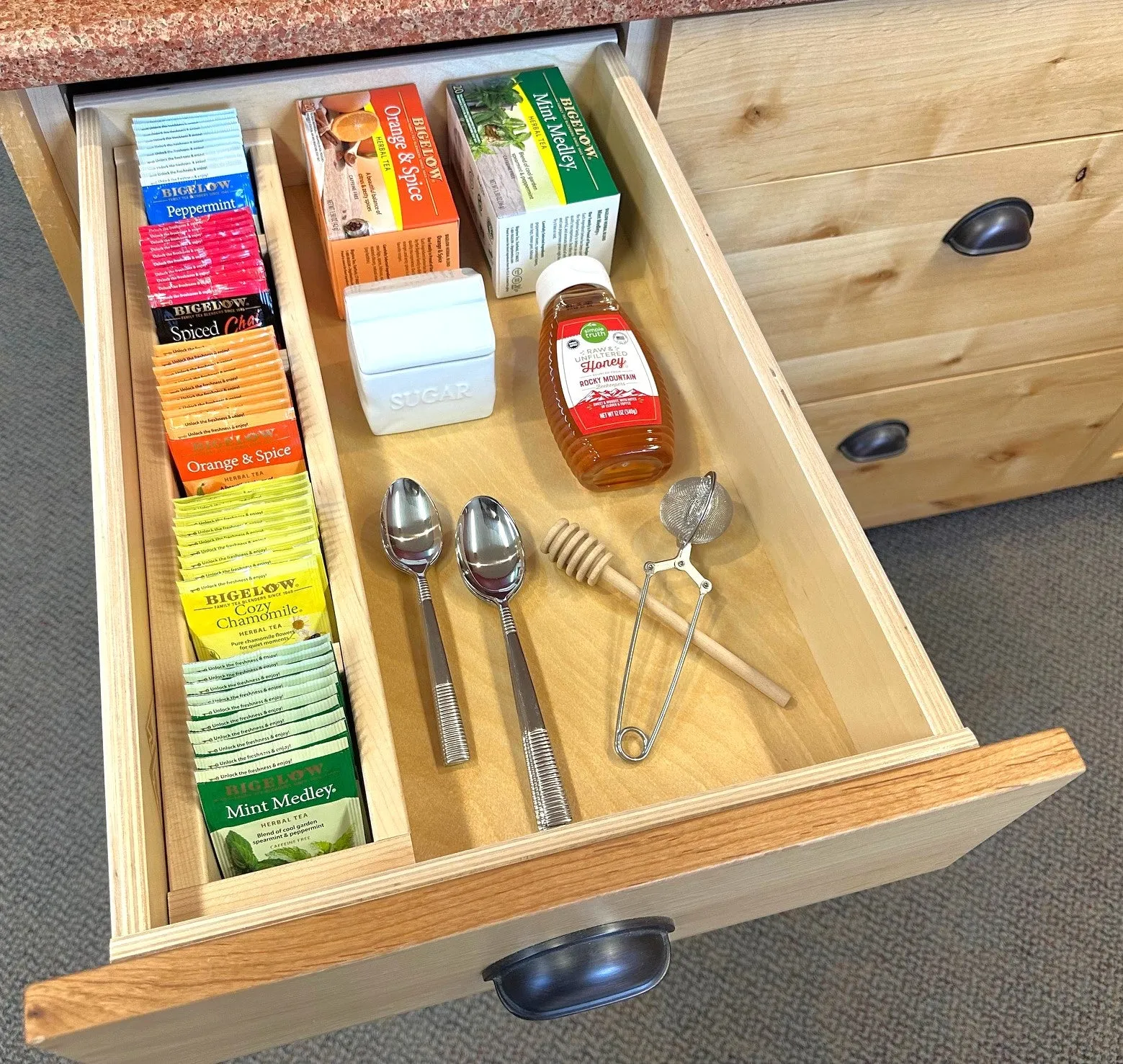 TACOMA - 1 Column Tea Adjustable Divider Insert