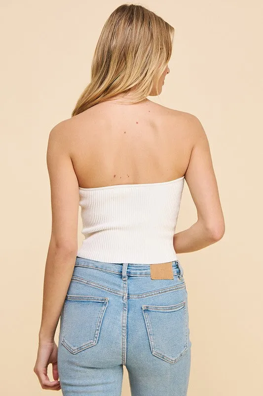 Techno Ribbed Tube Top